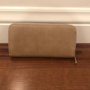 Tan Zippy Wallet